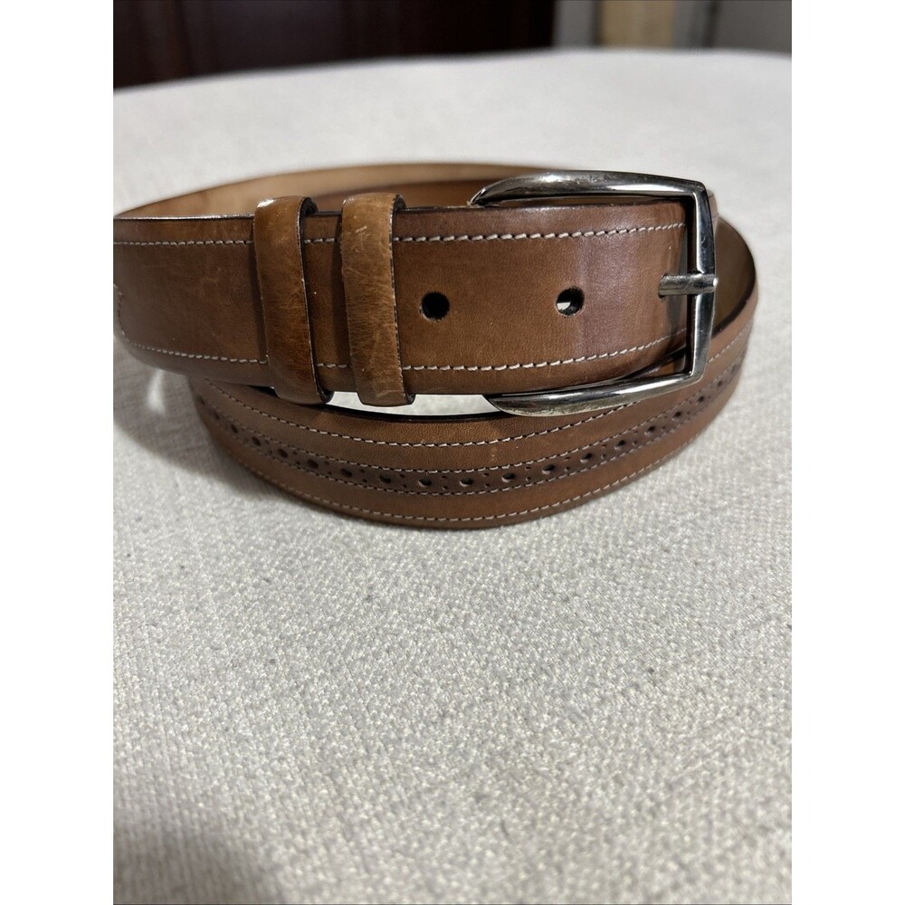 Mezlan Men’s belt Leather Sz 38 style 10253 Spain